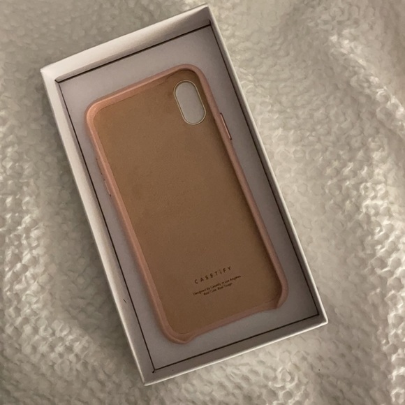 Kristi Personalized Leather IPhone X case - Picture 2 of 2